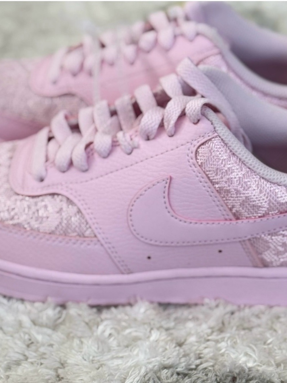 Nike Court Vision Low “Pink Foam Lace” Style code HJ5846-600